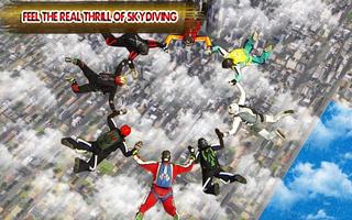 US Army Parachute Sky Diving 3D Game capture d'écran 1