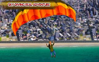 US Army Parachute Sky Diving 3D Game screenshot 2