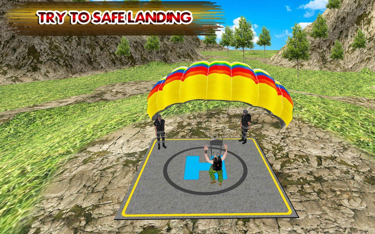 Us Army Parachute Sky Diving 3d Game For Android Apk Download - parachute roblox