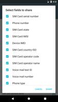 برنامه‌نما SIM Card عکس از صفحه