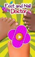Nail and Foot Doctor Games plakat
