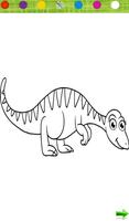 Mewarnai: Dinosaurus poster