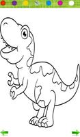 Colorir: Dinossauros imagem de tela 3