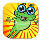 Springen Frosch Spiel Zeichen