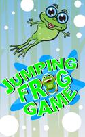 Springen Frosch Spiel Plakat