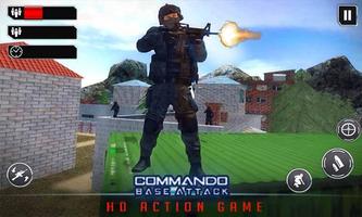Commando Base Attack Mission اسکرین شاٹ 3