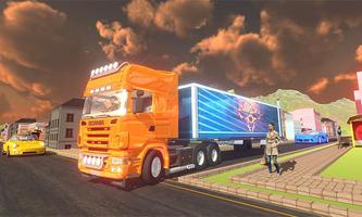 Grand Cargo Truck City Driver Simulator Affiche
