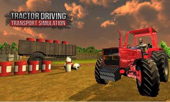 Tractor Driving Transport Simulation poster