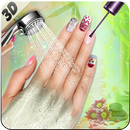 3D Nail Art gry salon manicure paznokci dziewcząt aplikacja