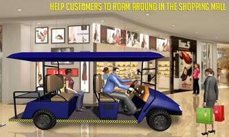 Shopping Mall Taxi Car Games screenshot 2