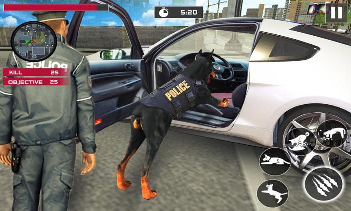 US Police Dog Crime Shooting poster