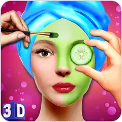 Face makeup &amp; beauty spa salon makeover games 3D