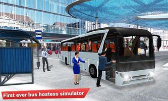 Waitress Coach Bus Simulator captura de pantalla 2