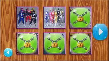 Jigsaws Power Ranger Hero puzzle GAME poster