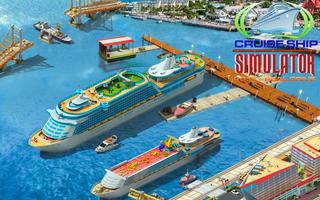 Navio de cruzeiro Simulator 2017-real Drive Cartaz