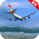 Avião Turístico Flight Sim 3D ícone