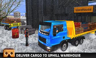 VR Uphill Extreme Truck Driver syot layar 2