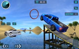 Beach Truck Water Surfing - 3D Fun Driving Sim скриншот 1