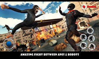 Apes Age vs Robots Survival War پوسٹر