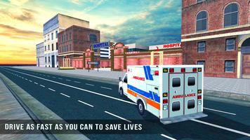 Ambulance Rescue 3D Simulator Affiche