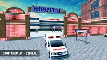 برنامه‌نما Ambulance Rescue 3D Simulator عکس از صفحه