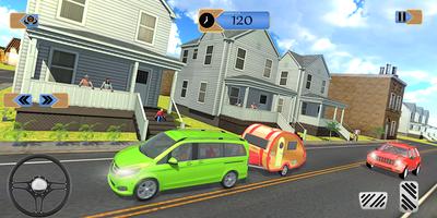 Camper Van Driving Simulator Cartaz