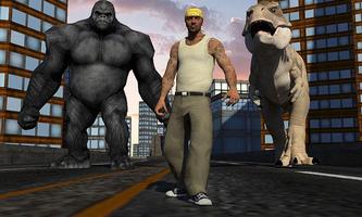 FPS Jurassic World Shooting: Dinosaur City Smasher poster