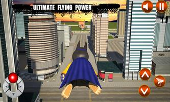 Flying Dog hero: Fidget hero Crime City screenshot 1