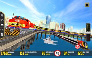 Indian Train Racing 2017 - 3D Simulator Cartaz