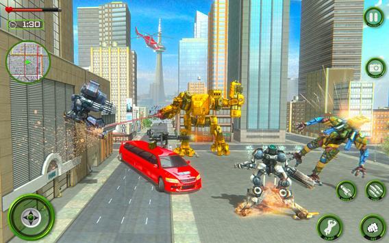 Download Muscle Robot Car Transforming Robot Game Apk For