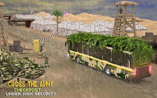 Army Camouflage Bus Driving 3D 2018 capture d'écran 2