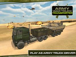 Army War Truck Transport পোস্টার