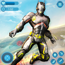 Superhero Flying Robot Bat: Superhero games aplikacja