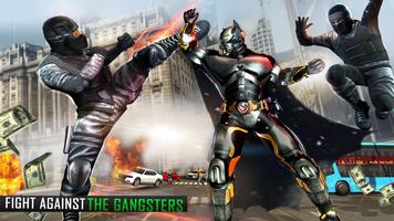 Superhero Flying Robot Bat: Superhero games poster