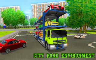 Traffic Cargo Transport Sim:City Car Transport 3D Affiche