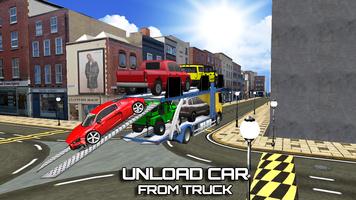 Traffic Cargo Transport Sim:City Car Transport 3D capture d'écran 1