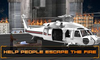 City Helicóptero de Rescate Poster