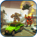Grand Army Robot 6x6 Truck – Future Robot War APK