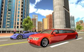 Crazy Limousine City Driver 3D screenshot 1