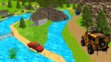 Fast Offroad Jeep Climb 3D imagem de tela 3