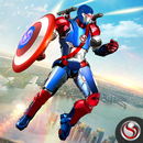 APK Super Captain Flying Robot City Rescue Mission