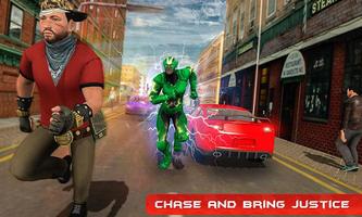 Lightning Super Hero Crime City Battle capture d'écran 2