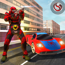 Flying Spider Car - Robot Transform Superhero Game aplikacja