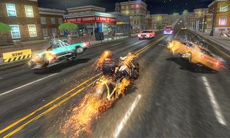 Road Racing Ghost Bike Super Rider captura de pantalla 1