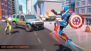 Robot Hero vs City Gangster Survival capture d'écran 1