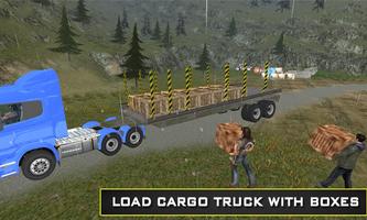 Offroad Cargo Trailer Truck Affiche