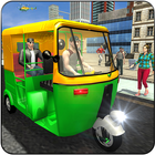 Modern City Tuk Tuk Auto Rickshaw Simulator 2018 icon