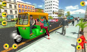 Modern City Tuk Tuk Auto Rickshaw Simulator 2017 captura de pantalla 2
