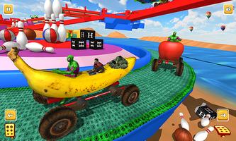 Superhero Apple Car Racing Games Android (Beta) imagem de tela 2