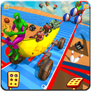 Superhero Fruit Car Race Banana Racing Stunts APK